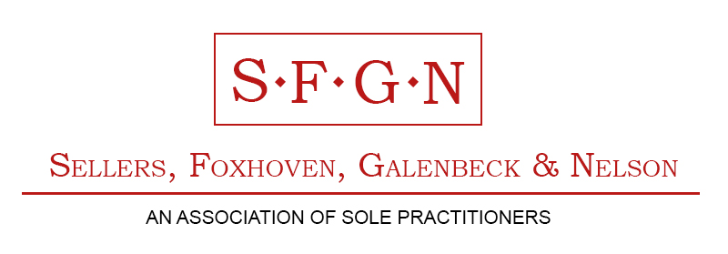 S F G N Sellers Foxhoven Galenbeck & Nelson an association of sole practitioners